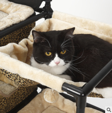 Mehrzweck-Katzenklettergerüst mit Sisalseil